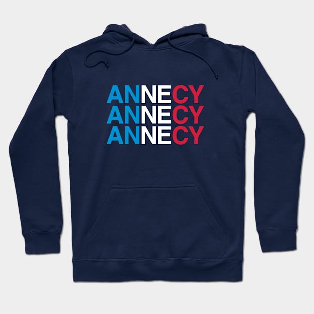 ANNECY French Flag Hoodie by eyesblau